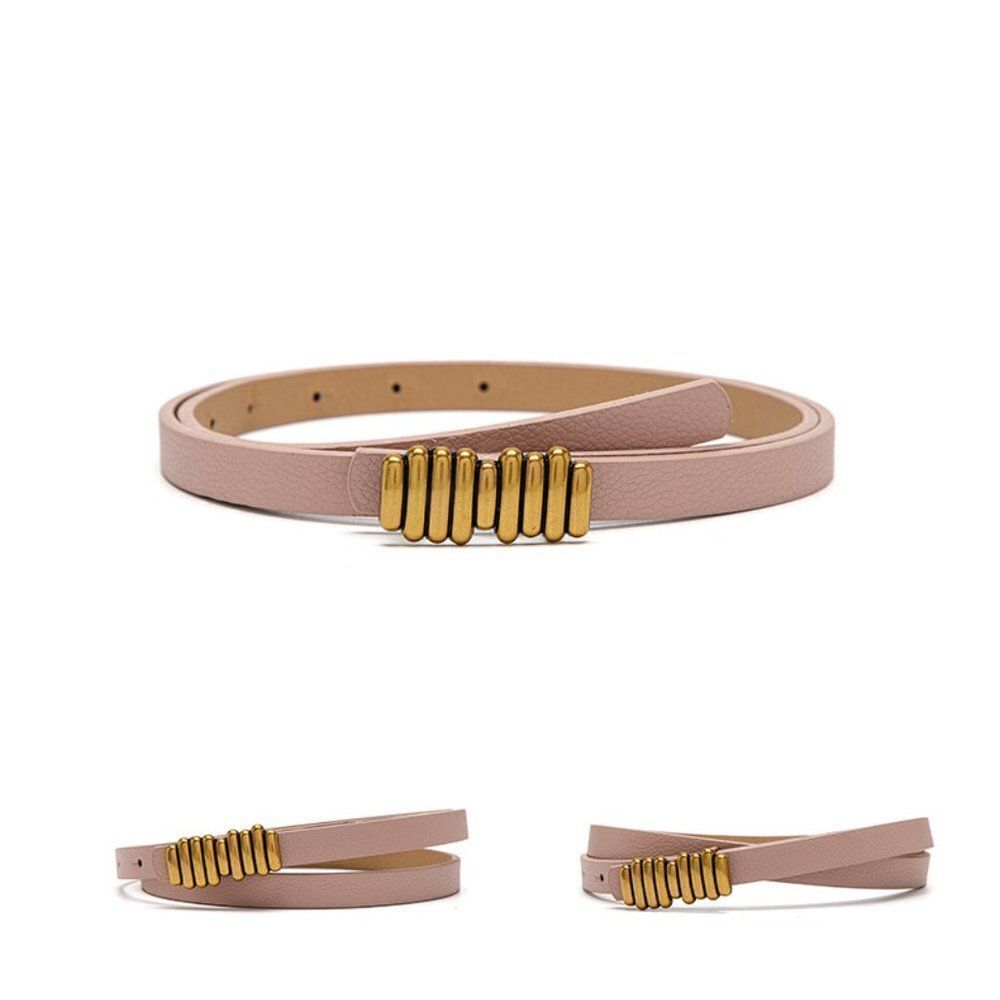 Pink Ladies Unique Skinny Belt - Picture 6 of 7